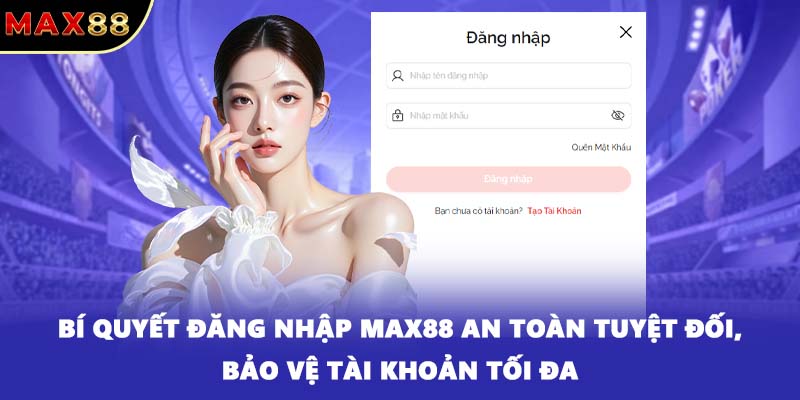 Bí quyết đăng nhập MAX88 an toàn tuyệt đối, bảo vệ tài khoản tối đa